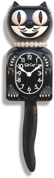 California Clock, Lady Kit-Cat, Black