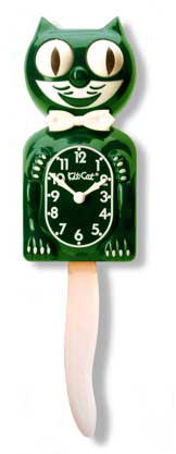 California Clock, Kit-Cat, Game Day Green
