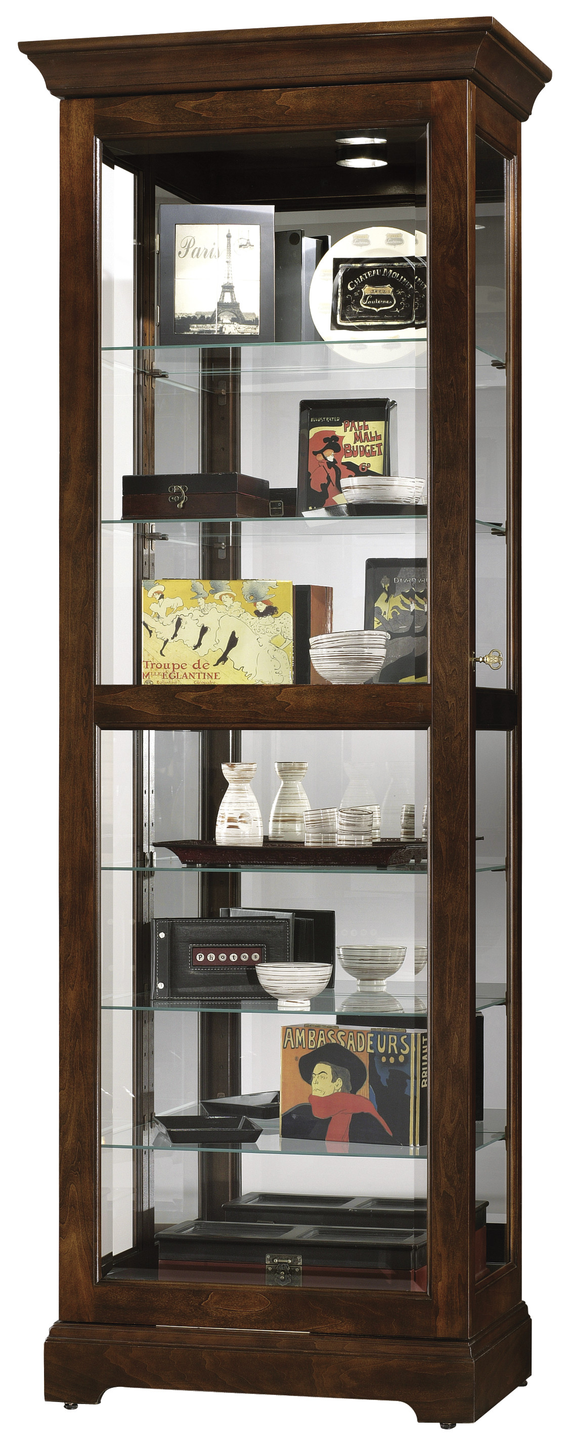 Martindale Howard Miller Floor Curio Cabinet