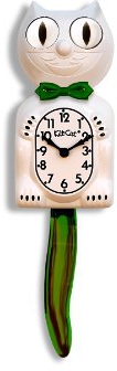 California Clock, Kit-Cat, Candy Cane, Green