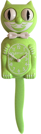California Clock, Kit-Cat, Fun Chartreuse