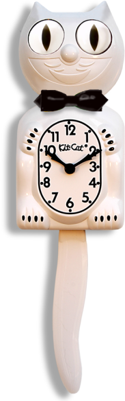 California Clock, Kit-Cat, White