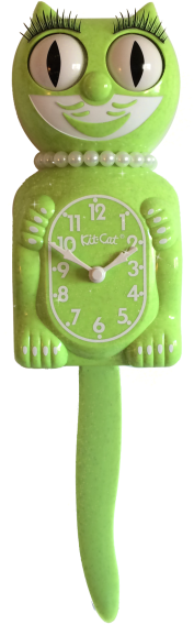 California Clock, Lady Kit-Cat, Fun Chartreuse