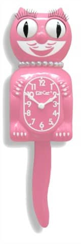 California Clock, Lady Kit-Cat, Pink Satin