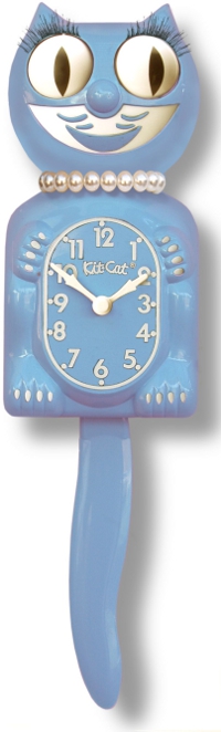 California Clock, Lady Kit-Cat, Serenity Blue