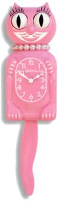 California Clock, Miss Kitty-Cat, Pink Satin
